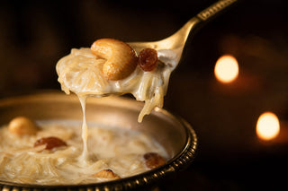 Semiya payasam, cooked and plated
