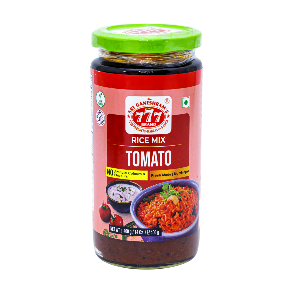 777 Tomato Rice Mix 400g, front of pack