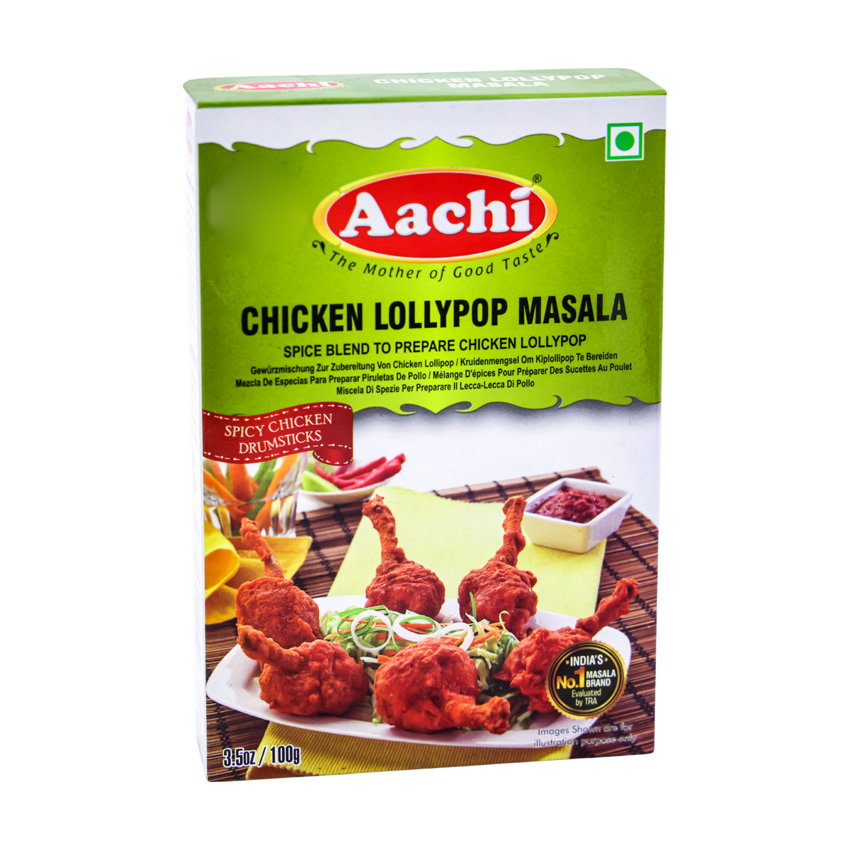 Aachi Chicken Lollypop Masala 100g, front of pack