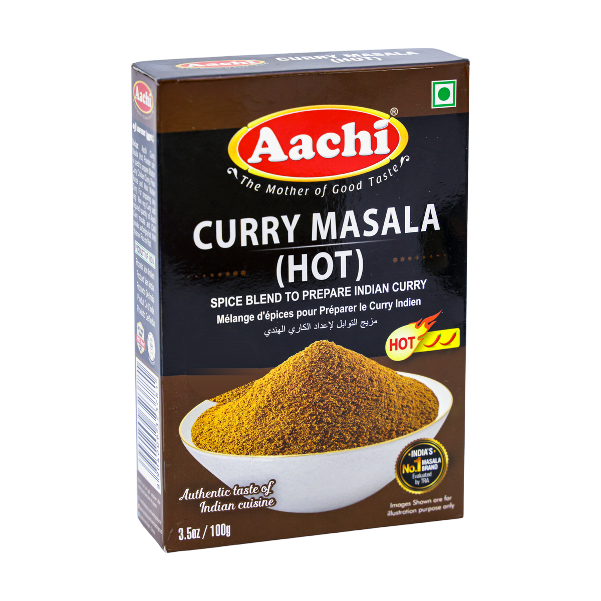 Aachi Curry Masala Hot 100g, front of pack