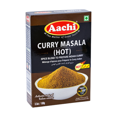 Aachi Curry Masala Hot 100g, front of pack