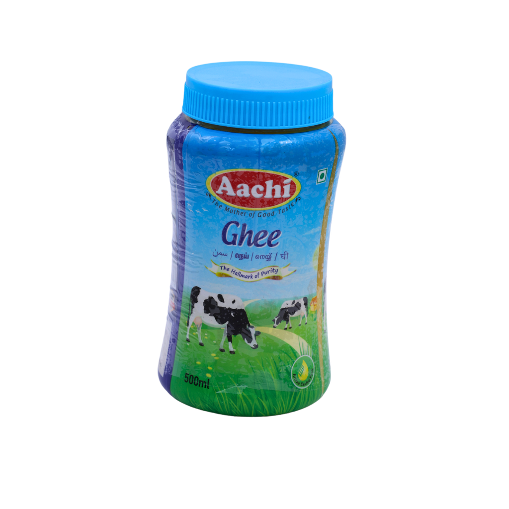 Aachi Ghee 500ml, front of pack