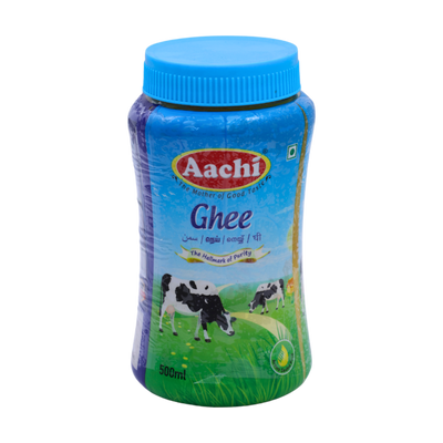 Aachi Ghee 500ml, front of pack