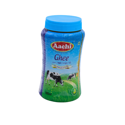 Aachi Ghee 500ml, front of pack