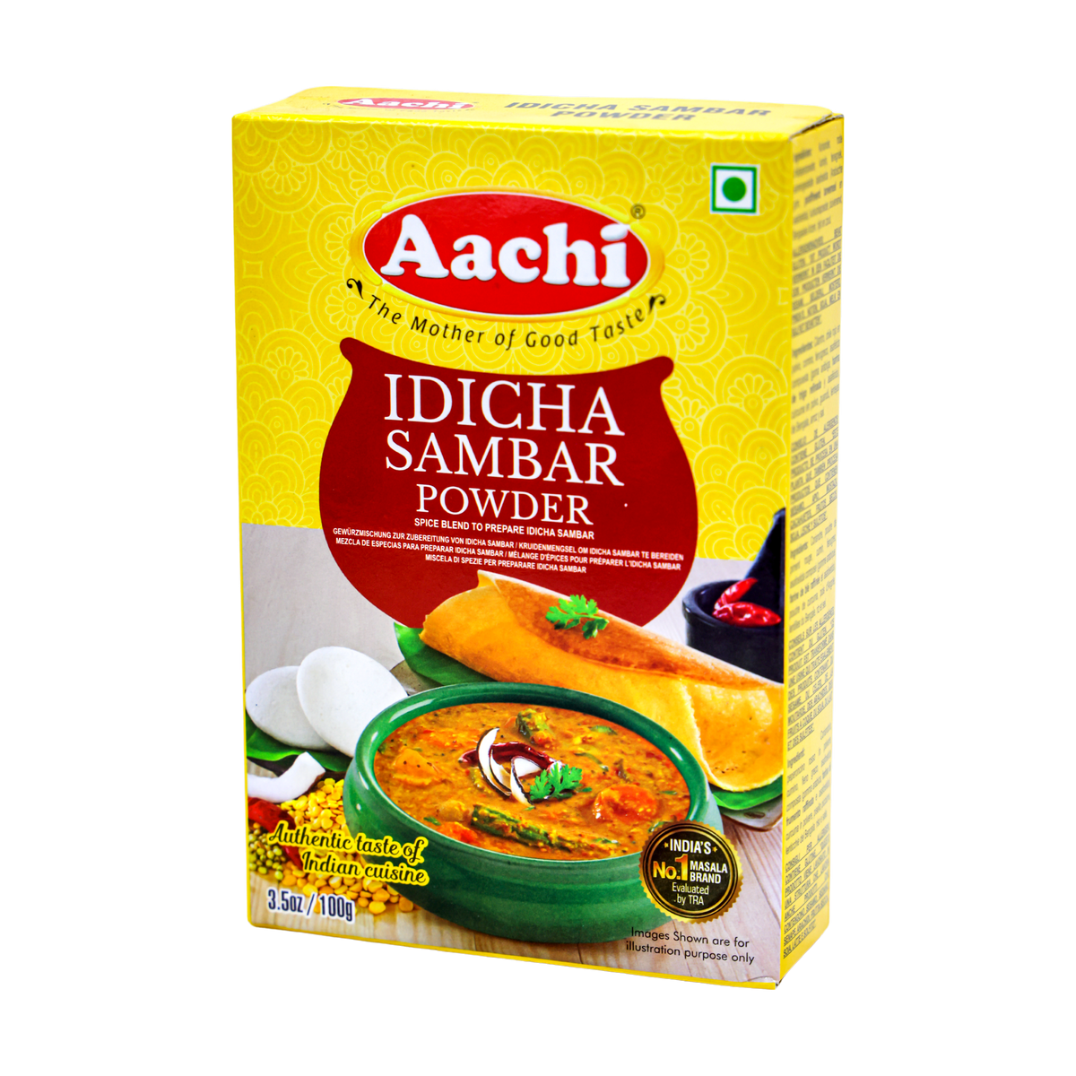 Aachi Idicha Sambar Powder 100g, front of pack