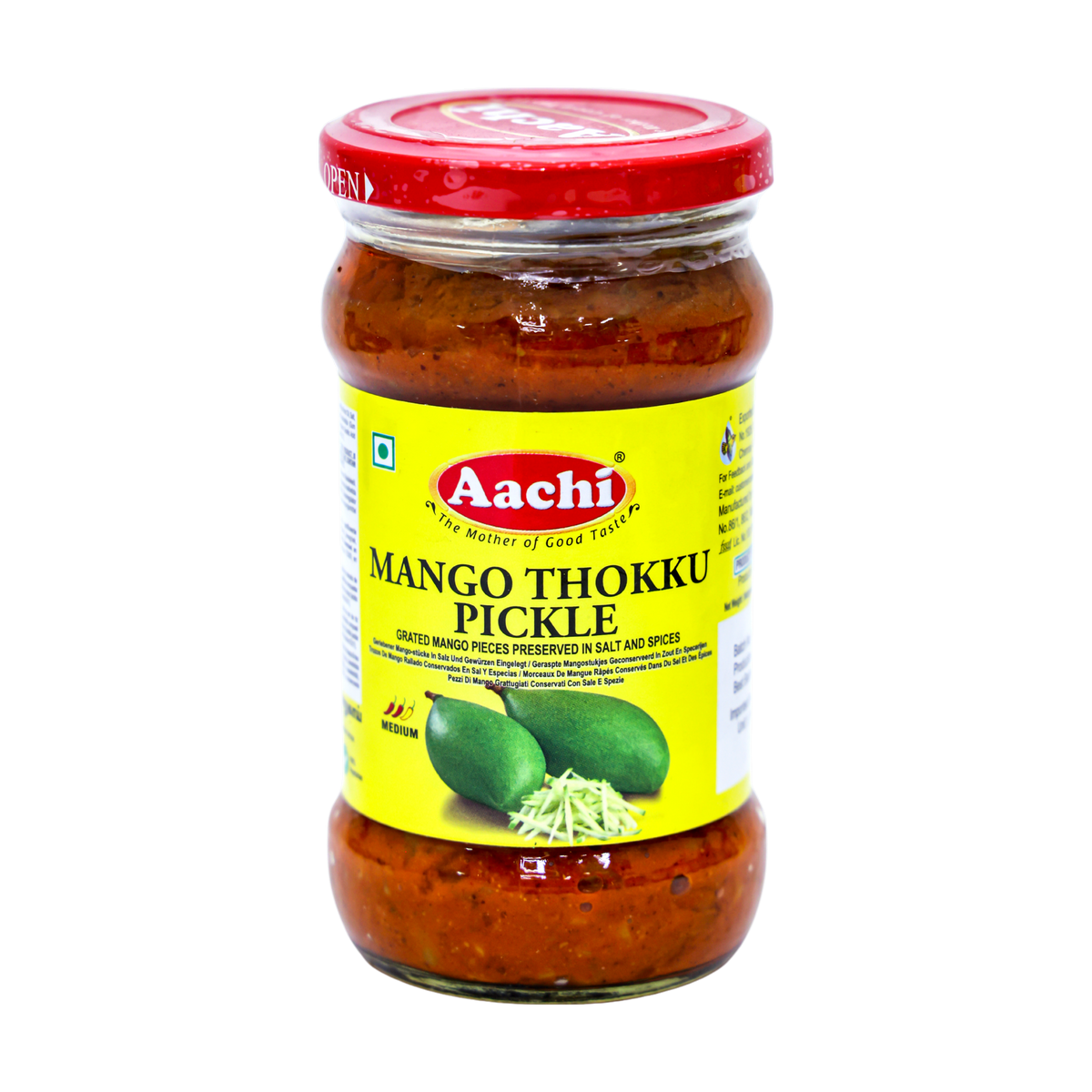 Aachi Mango Thokku Pickle 300g, front of pack