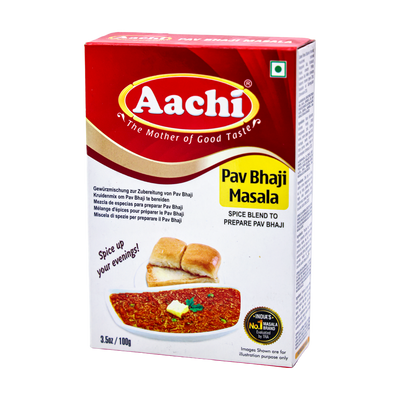 Aachi Pav Bhaji Masala 100g, front of pack