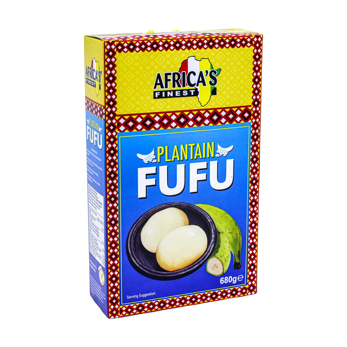 Africa's Finest Plantain Fufu 680g, front of pack