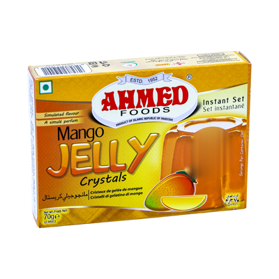 Ahmed Mango Jelly Crystals 70g, front of pack