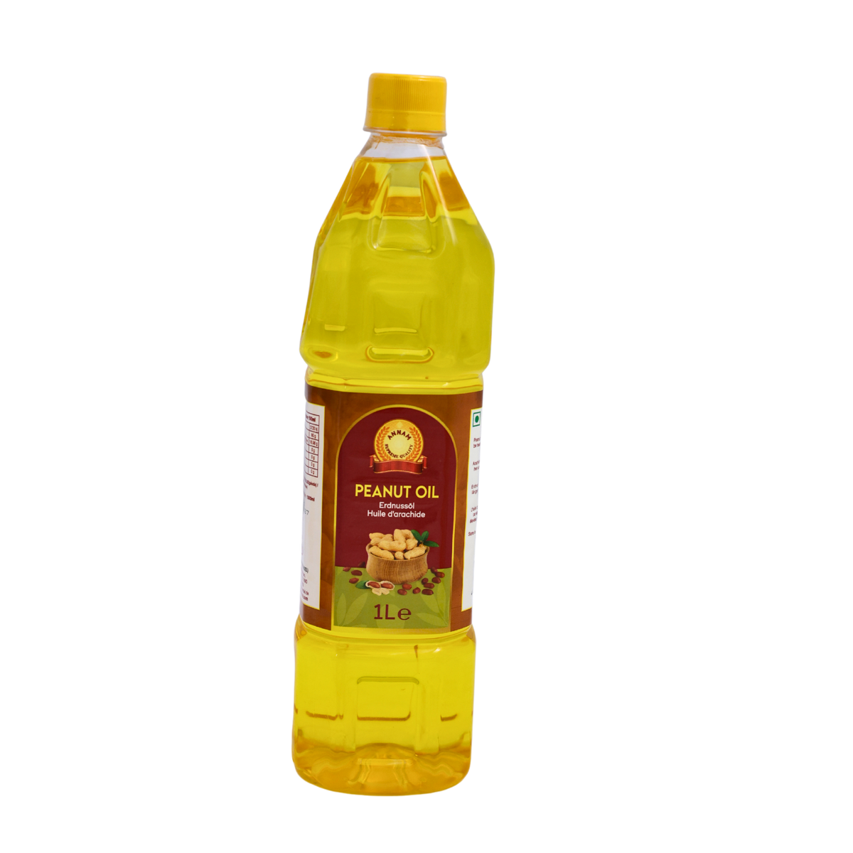 Annam Peanut Oil 1L, front of pack