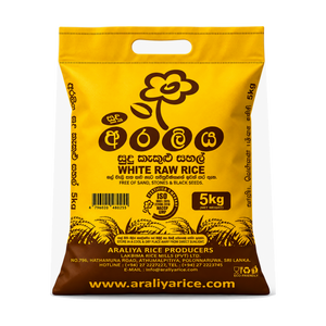 Araliya White Raw Rice 5kg