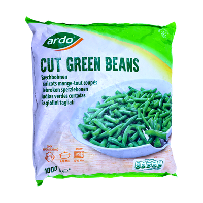 Ardo Cut Green Beans 1kg, front of pack