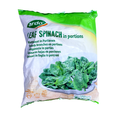 Ardo Leaf Spinach in Portions 1kg, front of pack