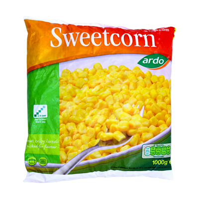 Ardo Sweetcorn 1kg, front of pack