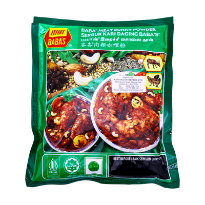 Baba's Meat Curry Powder 250g, front of pack