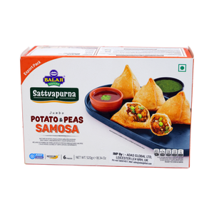 Balaji Sattvapurna Jumbo Potato & Peas Samosa 6 Pieces 520g