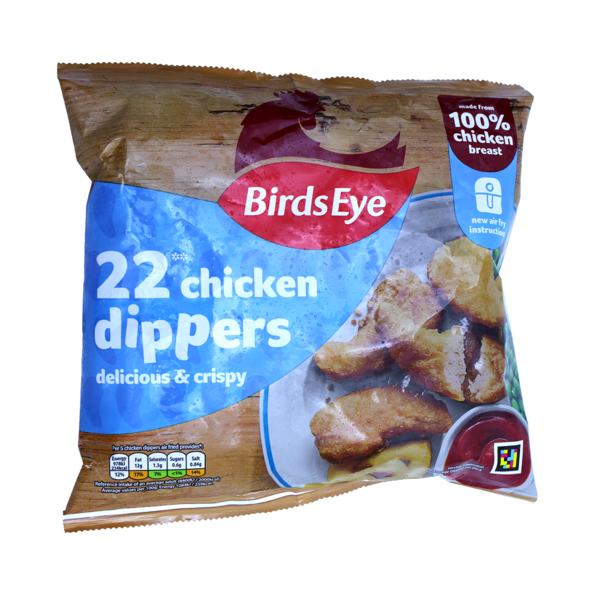 Birds Eye 22 Chicken Dippers 403g, front of pack