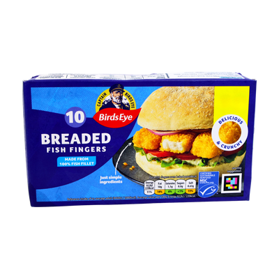 Birds Eye Breaded Fish Fingers 10 Pack 250g, front of pack