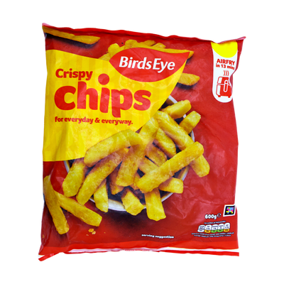 Birds Eye Crispy Chips 600g, front of pack