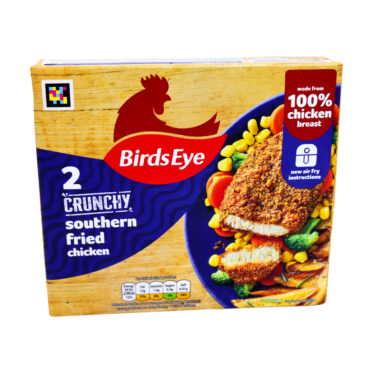 Birds Eye Crunchy Southern Fried Chicken 2 Pack, front of pack
