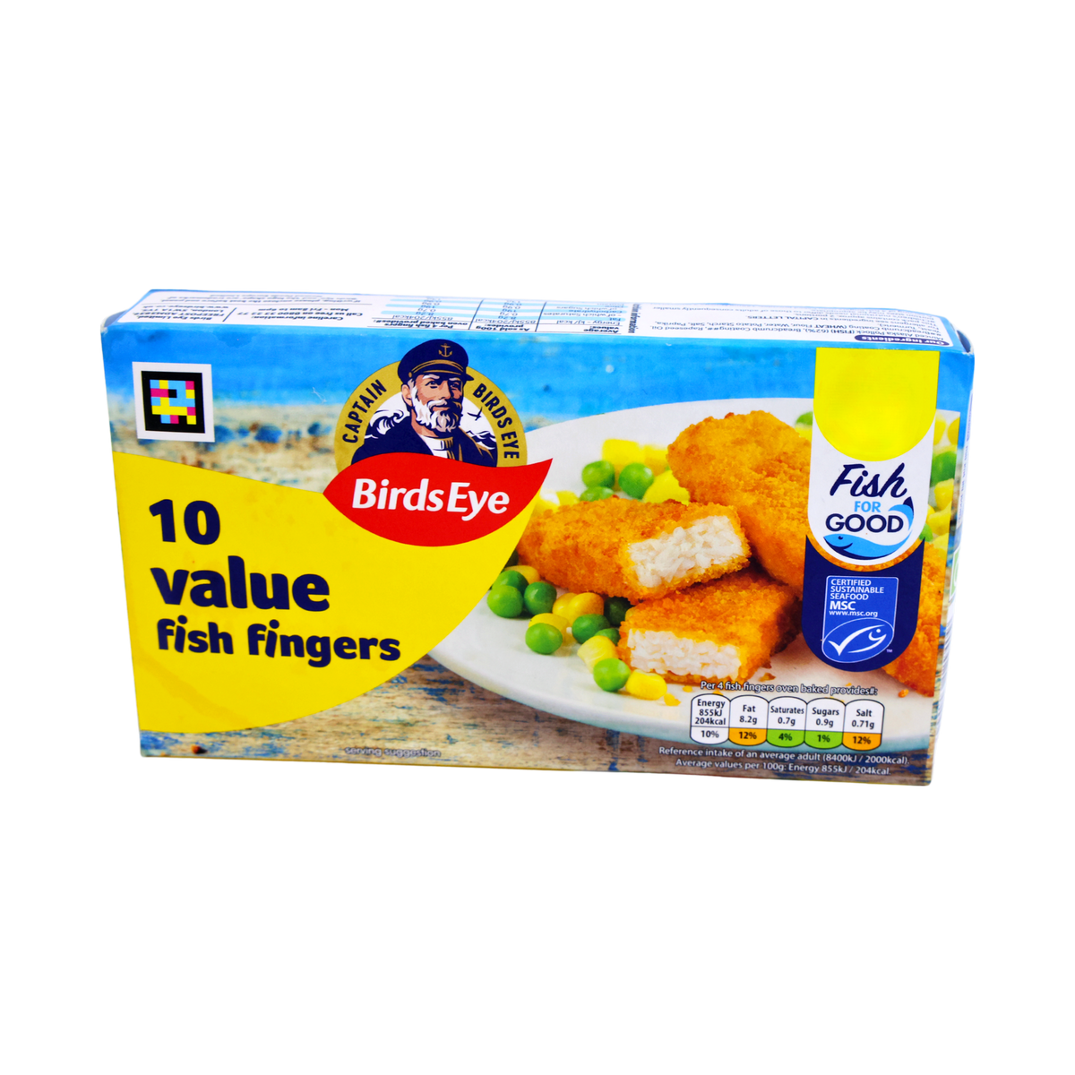 Birds Eye Value Fish Fingers 10 Pack 250g, front of pack
