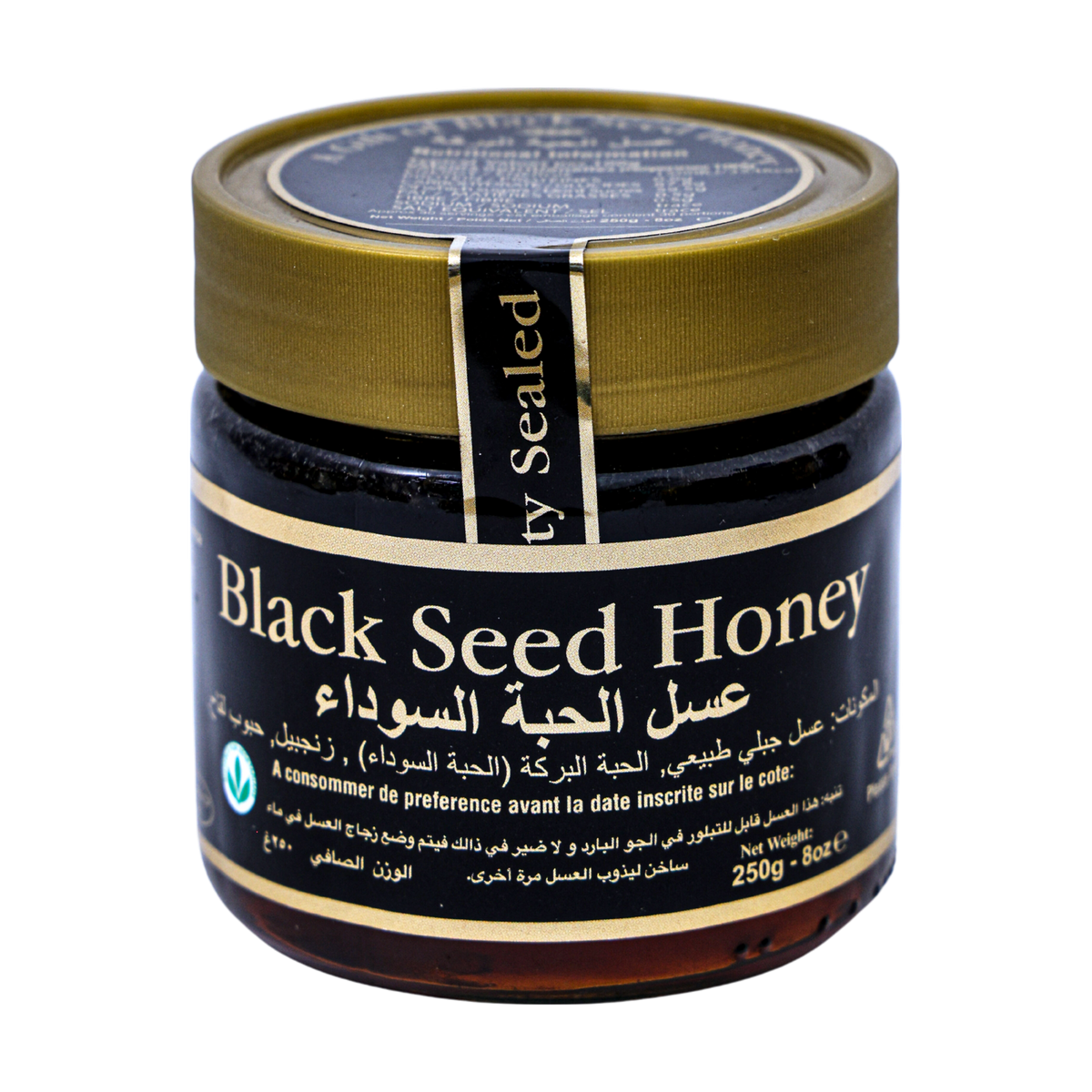 Black Seed Honey 250g, front of pack