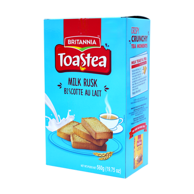 Britannia Toastea Milk Rusk 560g, front of pack