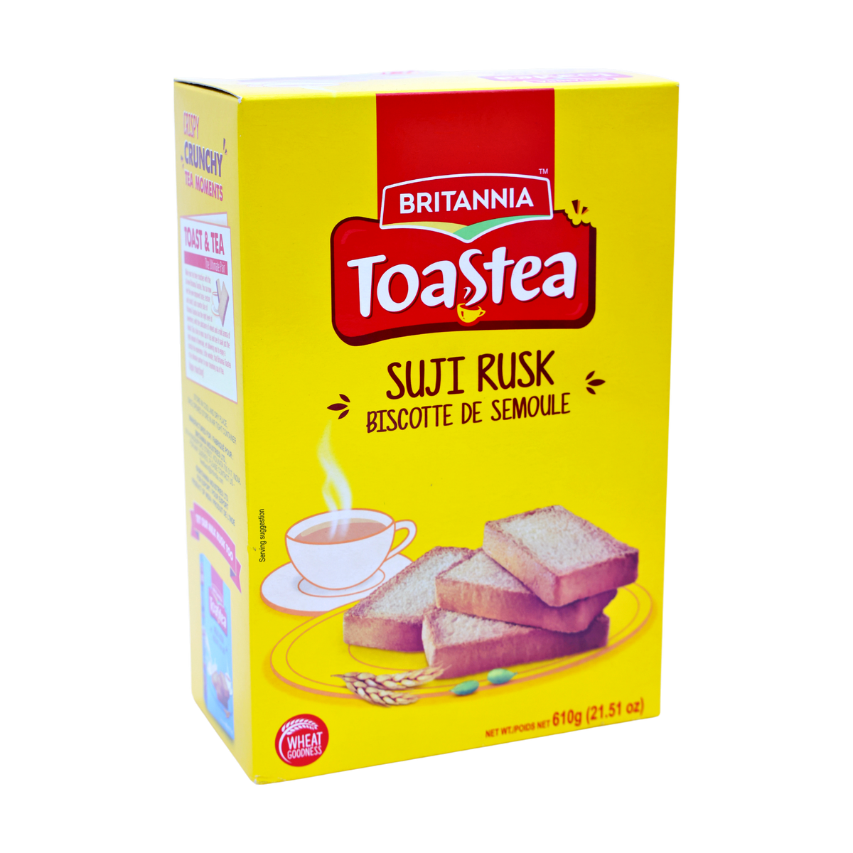 Britannia Toastea Suji Rusk 610g, front of pack