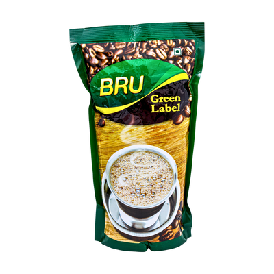 Bru Green Label Filter Coffee 500g, front of pack