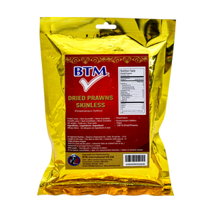 BTM Dried Prawns Skinless 100g