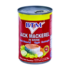 BTM Jack Mackerel In Brine 425g