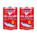 BTM Jack Mackerel in Brine 425g (Pack of 2)