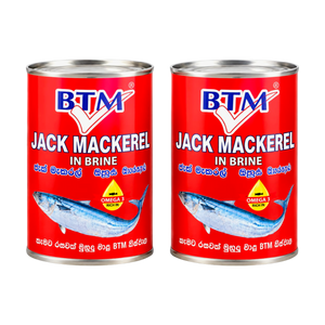 BTM Jack Mackerel in Brine 425g (Pack of 2)