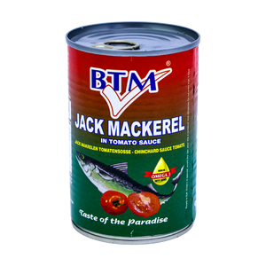 BTM Jack Mackerel In Tomato Sauce 425g