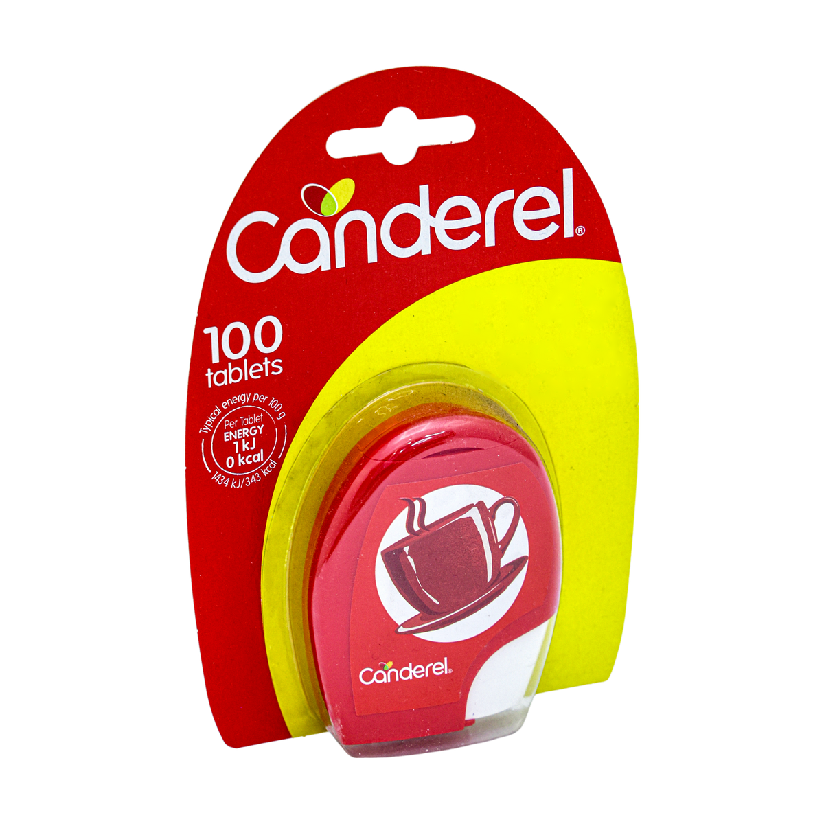 Canderel Sweetener 100 Tablets 8.5g, front of pack