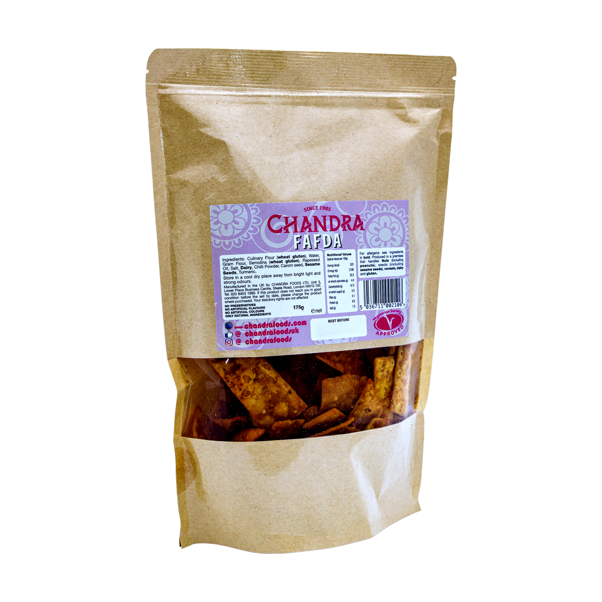 Chandra Fafda 175g, front of pack