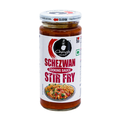 Ching's Secret Schezwan Stir Fry Cooking Sauce 250g, front of pack