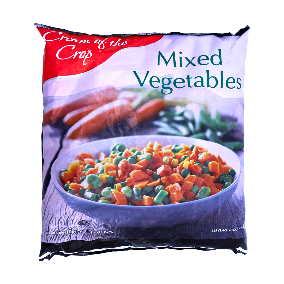 Cream of the Crop Mixed Vegetables 907g, front of pack