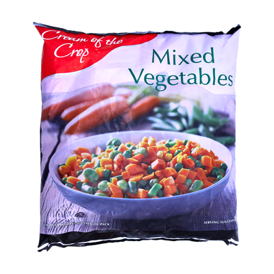 Cream of the Crop Mixed Vegetables 907g, front of pack