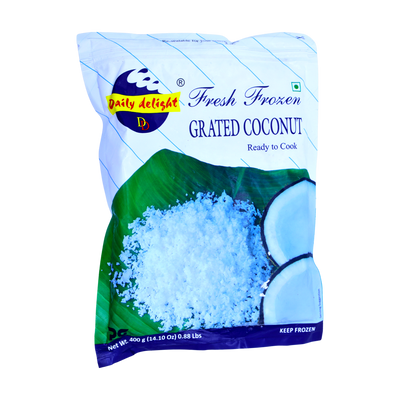 Daily Delight Grated Coconut 400g, front of pack