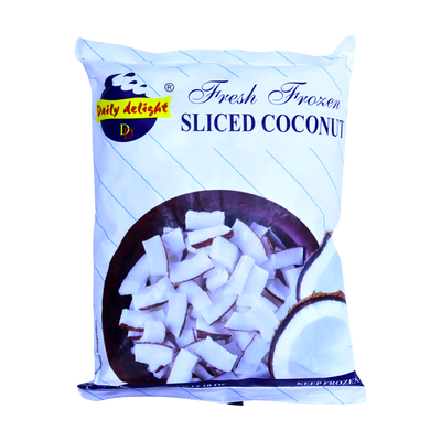 Daily Delight Sliced Coconut 400g, front of pack