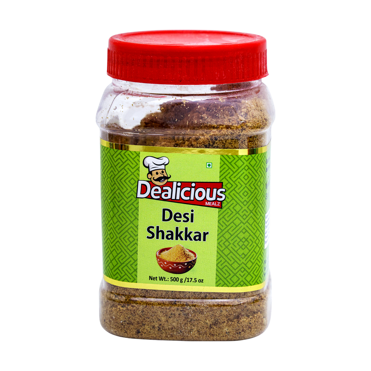 Dealicious Mealz Desi Shakkar 500g, front of pack
