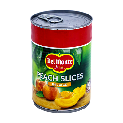 Del Monte Peach Slices In Juice 415g, front of pack