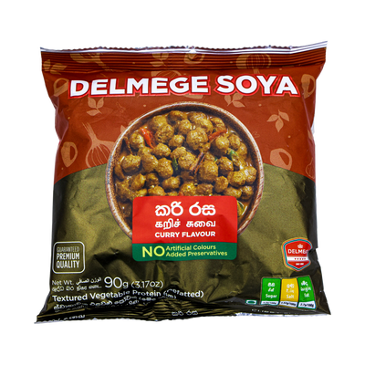 Delmege Soya Curry Flavour 90g, front of pack