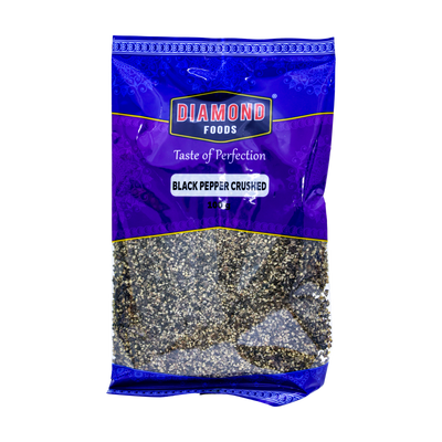 Diamond Foods Black Pepper Crushed 100g, front of pack