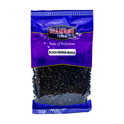 Diamond Foods Black Pepper Whole 100g, front of pack