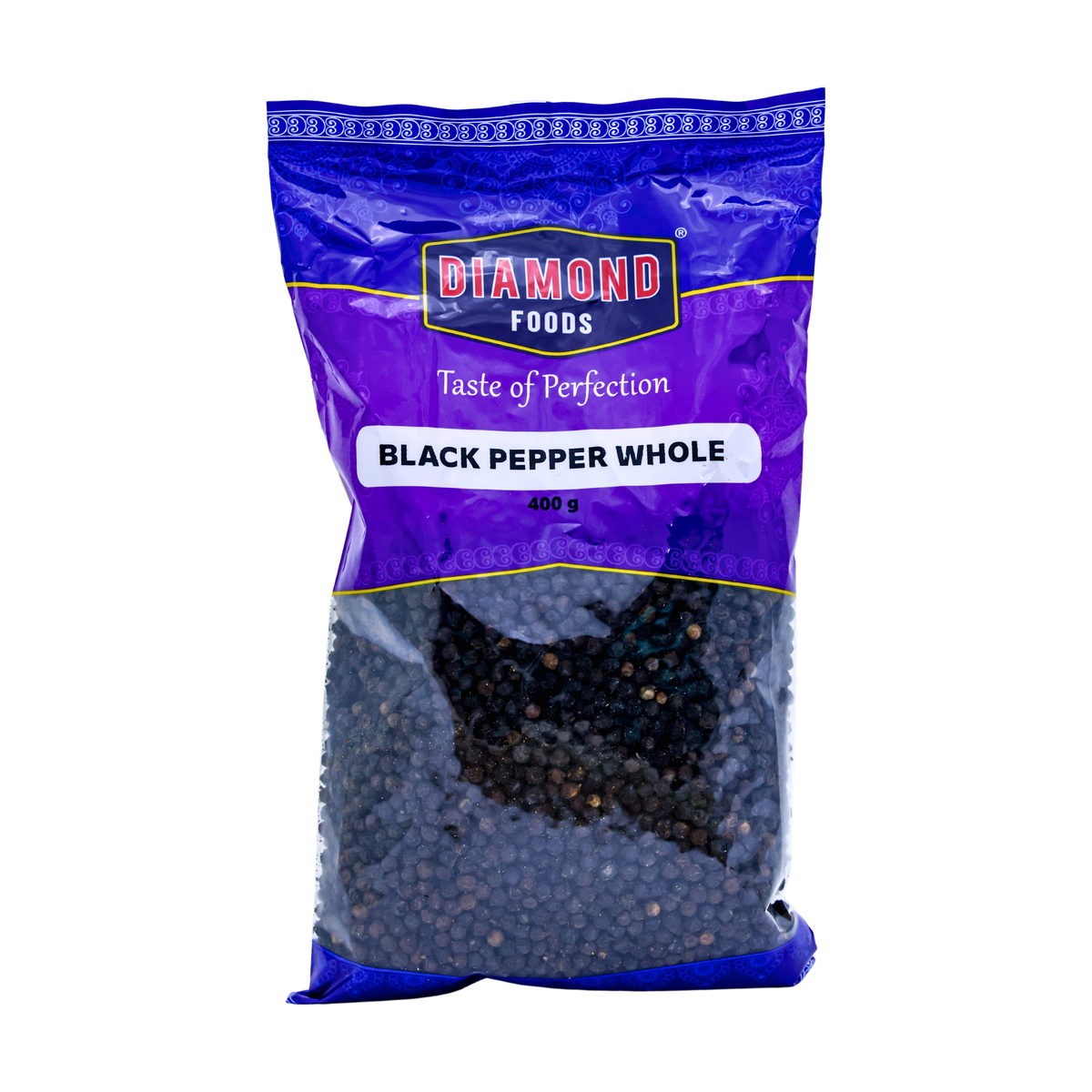 Diamond Foods Black Pepper Whole 400g, front of pack