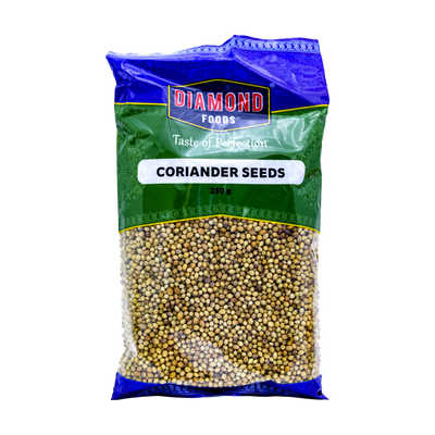Diamond Foods Coriander Seeds 250g, front of pack