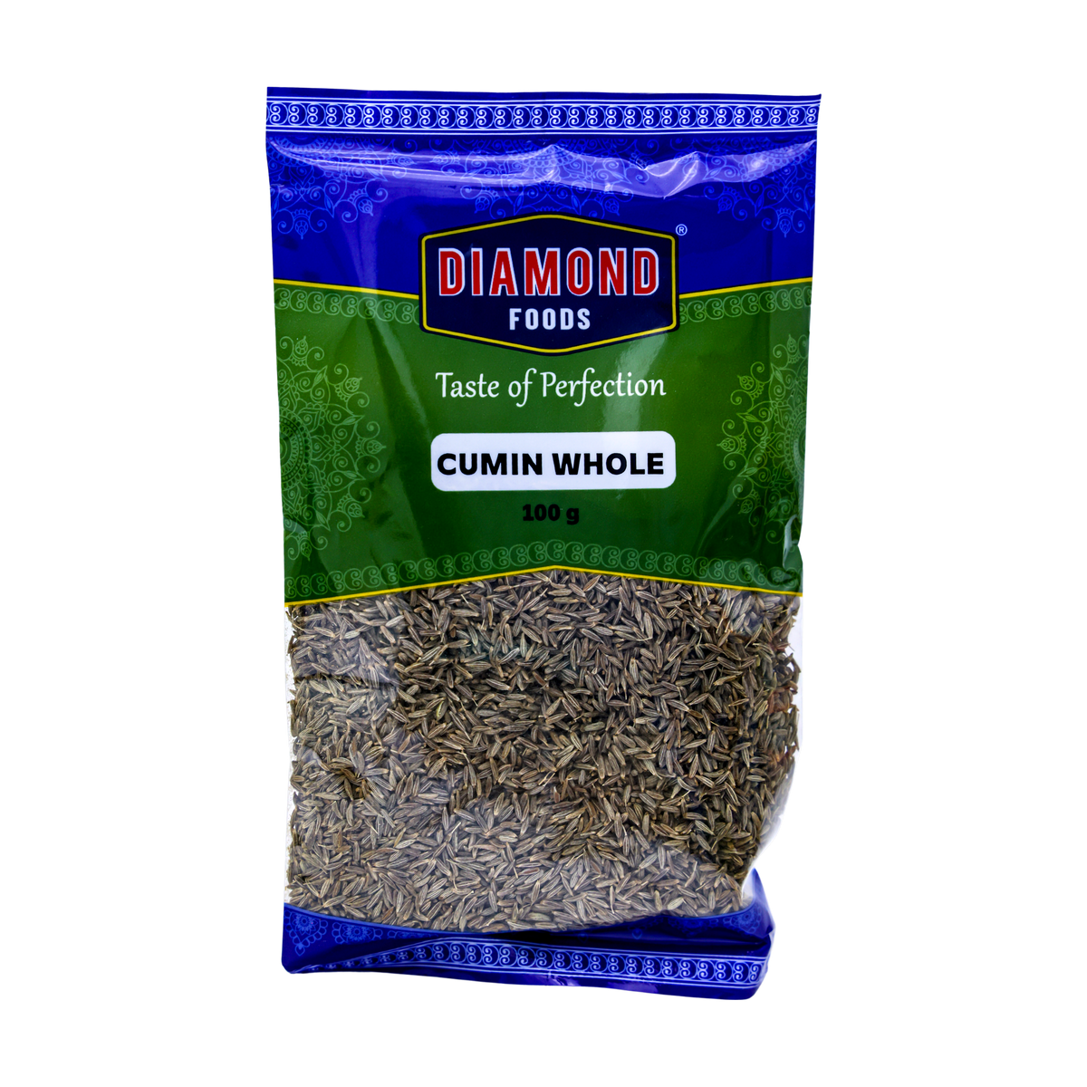 Diamond Foods Cumin Whole 100g, front of pack