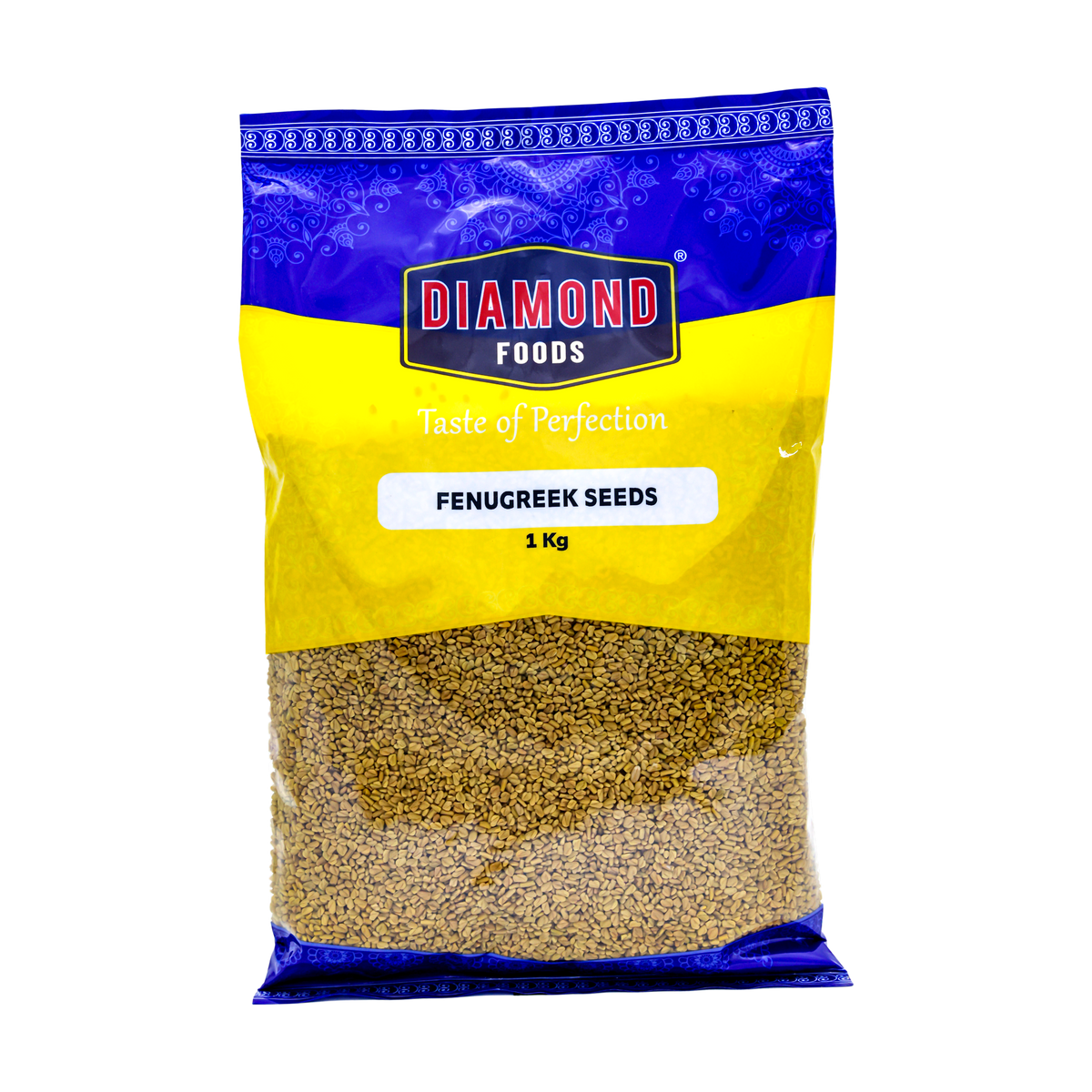 Diamond Foods Fenugreek Seeds 1kg, front of pack